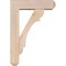 Ekena Millwork Olympic Craftsman Smooth Bracket w/ Offset Brace, Douglas Fir, 5 1/2"W x 18"D x 26"H BKT0604X18X26OLY04SDF - alternate 2